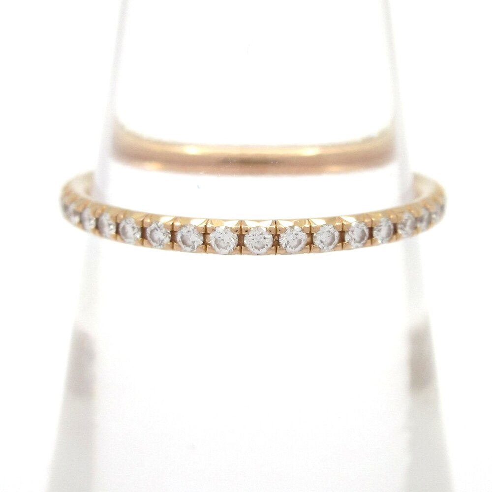 Tiffany & Co. Metro Ring 18K Rose Gold Diamond